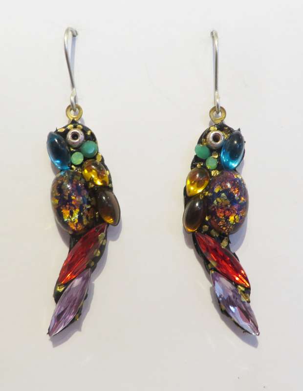 Parrot earrings